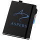 Alpha A5 Notizbuch mit Seitentrennern, schwarz Alpha A5 Notizbuch mit Seitentrennern, schwarz