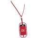Silikon RFID Kartenhalter mit Lanyard, rot Silikon RFID Kartenhalter mit Lanyard, rot