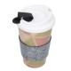 Kaffeebecher "PremiumPlus" mit Manschette, standard-blau PP Kaffeebecher "PremiumPlus" mit Manschette, standard-blau PP