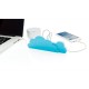 Cloud USB-Hub, blau,weiß Cloud USB-Hub, blau,weiß