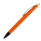 Softtouch-Drehkugelschreiber Winnipeg, Orange Softtouch-Drehkugelschreiber Winnipeg, Orange
