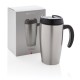 Urban Becher, silber, silberschwarz Urban Becher, silber, silberschwarz