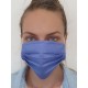 Gesichtsmaske für Mund-Nasenabdeckung, Textil blau, einlagig, inkl. Druck Gesichtsmaske für Mund-Nasenabdeckung, Textil blau, einlagig, inkl. Druck